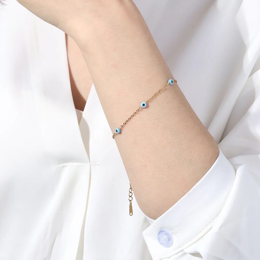 Satellite Evil Eye Bracelet